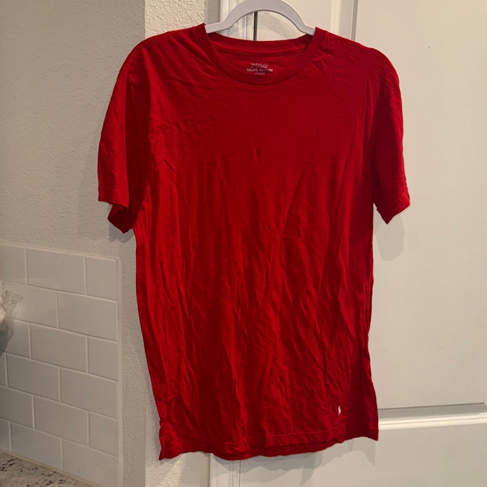 Polo Ralph Lauren Classic Unisex Red Short Sleeve Tee